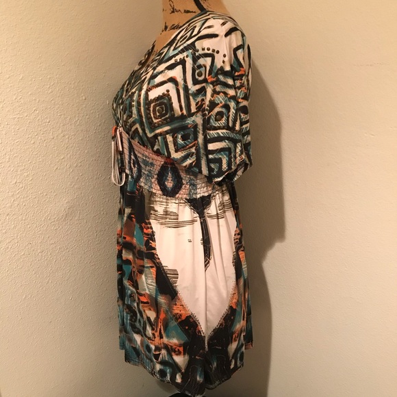 Urban Mangoz Short Sleeve Tunic Dress Top - Small - Picture 4 of 15